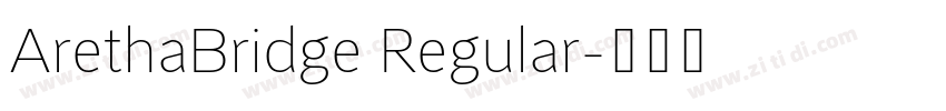ArethaBridge Regular字体转换